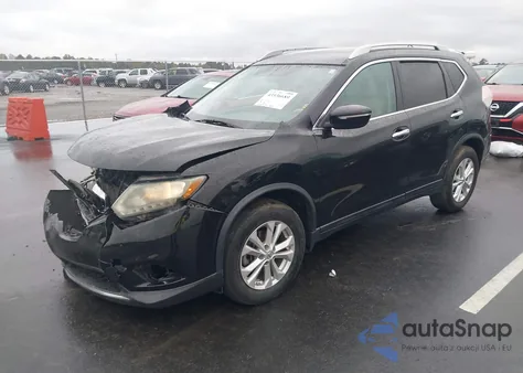 2014 Nissan Rogue Sv z USA, uszkodzony, nr VIN 5N1AT2MV0EC834784